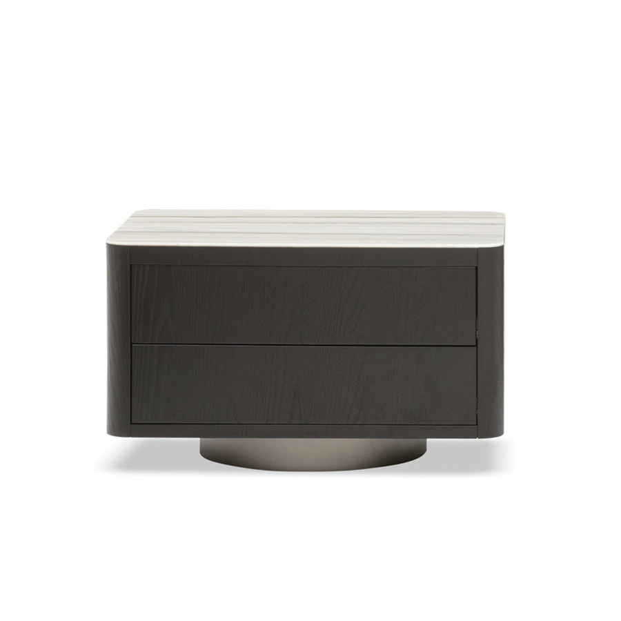 White marble top night stand with drawer lohabour